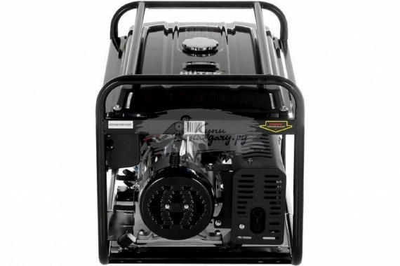 Бензиновый генератор Huter DY6500LX колёса + аккумулятор - фото №4