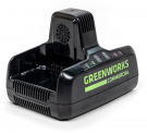 Зарядное устройство Greenworks G82C2, 82В, 8А быстрая зарядка для двух аккумуляторов (2939007)